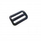 20 Pcs 1-1/4 Inch Black Plastic Tri-Glide Slides Button Adjustable Webbing Triglides Slid