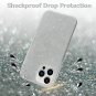 Clear Glitter Case For Iphone 13 Pro Max, Cute Bling Sparkly Glitter Slim Phone Case Cove