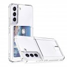 Galaxy S22 Clear Case With Card Holder,Card Pocket Case For Galaxy S22,Slim Fit Protectiv