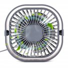 Silent Usb Desk Fan, Mini Table Fan Strong Wind, 3 Speed Personal Desk Fan, 360 Rotation