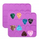 2 Pack Guitar Picks Epoxy Resin Molds Guitar Plectrums Silicone Casting Mold Jewelry Maki