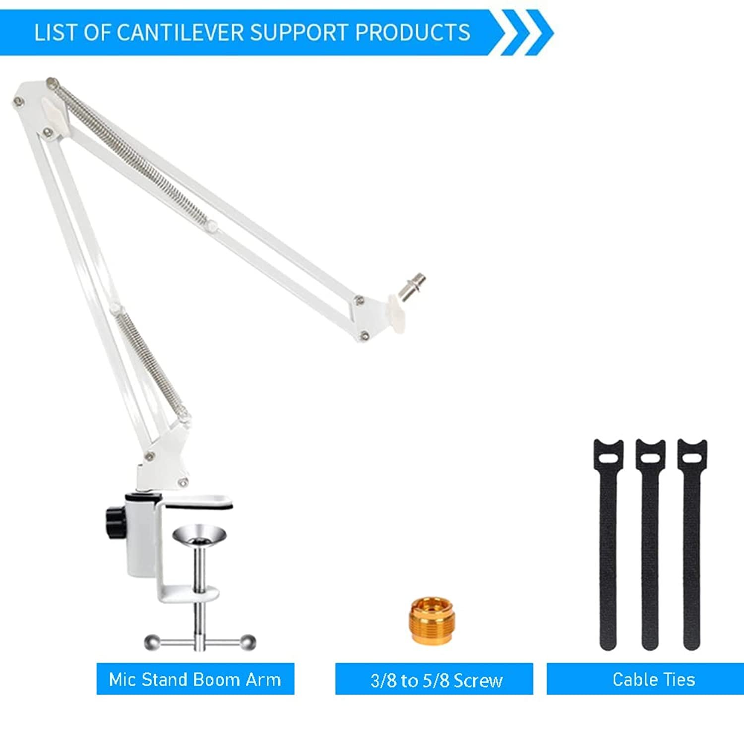 For Blue Yeti X Boom Arm, Heavy Duty Adjustable Blue Yeti Nano ...