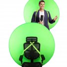 Green Screen For Chair 142Cm 56In Green Screen Chair Attachment Background Retractable Ch