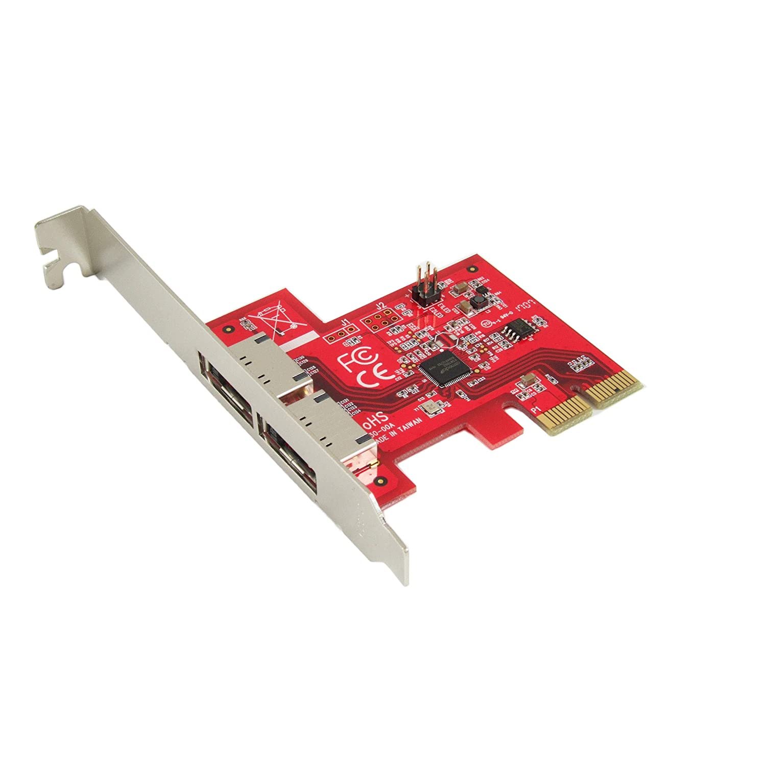 Pex-Sa130 2-Port Esata Iii 6Gbps Pci Express Two Lanes Host Adapter Card - Ahci Port-Mult