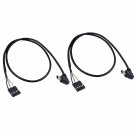 Usb Header To Mini Usb Dupont Cable, 90 Degree Left Angle Mini Usb Male To 5 Pin Motherbo