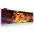 World Of Warcraft Rgb Soft Gaming Mouse Pad Large Oversized Glowing Led Extended Mousepad