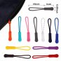 50 Pieces Zipper Pulls, 25 Colors Zipper Tags Strong Nylon Cord, Zipper Pull Replacement