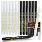 Acrylic Paint Pens For Rocks Painting, 12 Black White Paint Pens For Ceramic, Glass, Wood