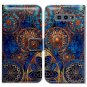 Galaxy S10E Wallet Case, Gorgeous Colours Circle Wallet Flip Folio Leather Cover Case Wit