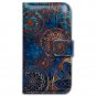 Galaxy S10E Wallet Case, Gorgeous Colours Circle Wallet Flip Folio Leather Cover Case Wit