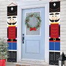 Nutcracker Christmas Decorations - Outdoor Xmas Decor - Life Size Soldier Model Nutcracke