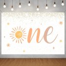 First Trip Around The Sun Backdrop Decoration - 1St Boho Birthday Party Background Banner
