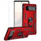 For Google Pixel 6 Case,With Screen Protector,Military Grade Drop Tested Cover With Magne