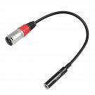 1/4" To Xlr Cable, Balanced 1/4" Female To Xlr Male Adapter, Quarter Inch(6.35Mm) Trs Jac
