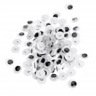 100Pcs Black Plastic Safety Eyes, Wiggly Googly Sew On Eyes, Craft Eyes, For Crochet, Pup