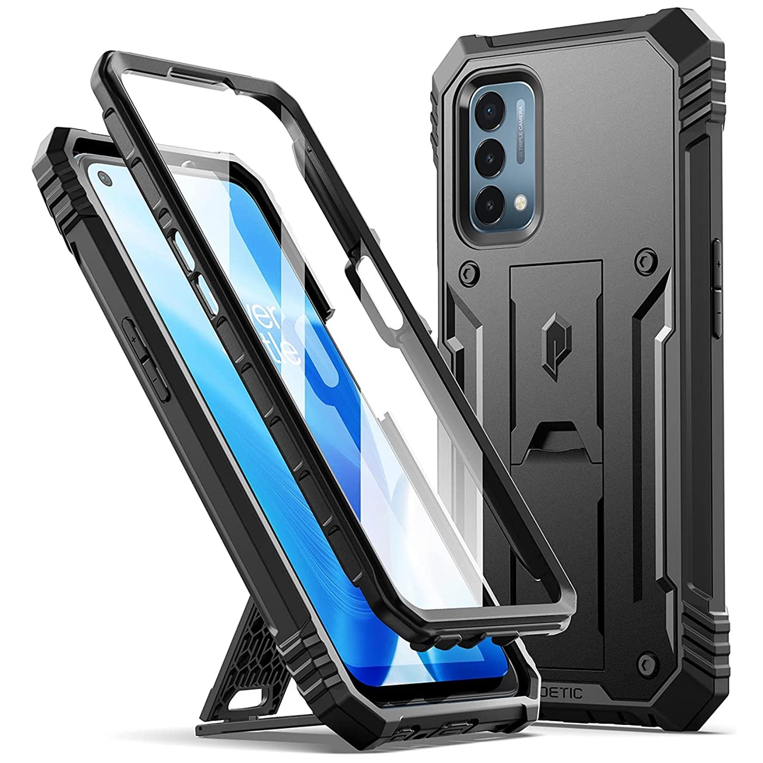 Revolution Series Case For Oneplus Nord N200 5G, Full-Body Rugged Dual-Layer Shockproof P
