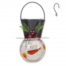 Snowman Solar Lanterns, Christmas Outdoor Hanging Lantern Waterproof Decorative Snowman L