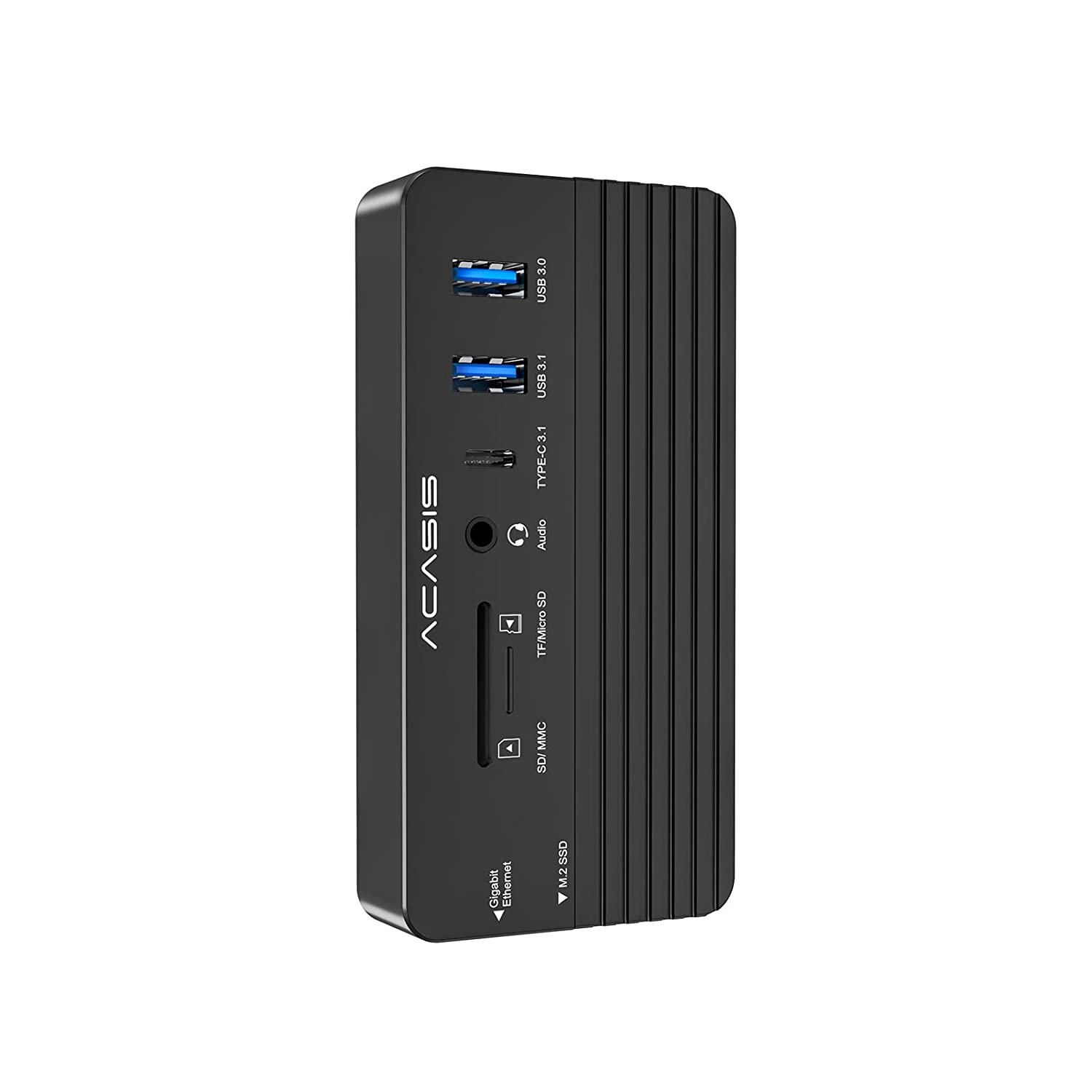 ACASIS USB-C HUB 10-in-1 Docking Station with NVMe M.2 SSD Enclosure HDMI  100W Power Deli