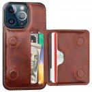 Compatible With Iphone 13 Pro Wallet Case Credit Card Holder, Premium Leather Kickstand D