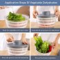 Electric Salad Spinner,Automatic Salad Rotator,Rechargeable Lettuce Spinner,Quick Drying