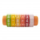 Wooden Fruit Rotating Cylinder Block Mathematics Numbers And Symbols Kindergarten Educati