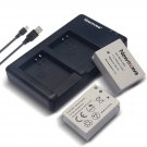 Newmowa NB-10L Battery (2 Pack) and Dual USB Charger Kit for Canon NB-10L, CB-2LC and Can