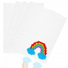 10.5'' X 13.5'' 7 Count Clear Plastic Mesh Canvas Sheets For Embroidery, Acrylic Yarn Cra