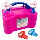 Electric Balloon Pump, Air Ballon Blower Inflator With And 2Pcs Balloon Tying Tools And D