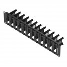 Front Removable 2U Rackmount For Raspberry Pi, 19-Inch 2U Server Rack With 12 Pieces Of R