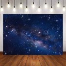 Starry Night Sky Backdrop Universe Space Photography Background Adventure Birthday Theme