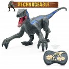 Remote Control Dinosaur Toys, Walking Robot Dinosaur W/ Led Light Up & Roaring 2.4Ghz Sim