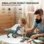 Remote Control Dinosaur Toys, Walking Robot Dinosaur W/ Led Light Up & Roaring 2.4Ghz Sim