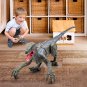 Remote Control Dinosaur Toys, Walking Robot Dinosaur W/ Led Light Up & Roaring 2.4Ghz Sim