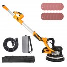 850W Electric Power Drywall Sander With Vacuum Dust Collector, Swivel Head Extendable Var