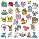 Iron On Patches 30 Pieces Anime Pocket Monster Embroidered Iron On/Sew On Decorative Appl