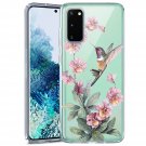 Compatible With Samsung Galaxy S20 Fe 5G Case Clear With Flower Hummingbird Design Soft T