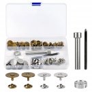 20 Sets 18Mm Magnetic Button Clasp Snaps Fastener With Install Tool Magnetic Round Snaps