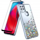 For Motorola G Stylus 5G Case With Tempered Glass Screen Protector, Girls Women Slim Flex