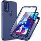 For Motorola Moto-G Pure Phone Case: Silicone Matte Case 360 Full Protection - Rugged Bum