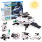 Gifts For 7 8 9 10 11 12 13 Year Old Boys - Stem 6 In 1 Solar Robot Toys, Building Scienc