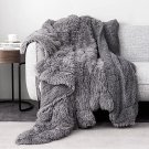 Faux Fur Blankets Queen Size 60X80 Inches, Super Soft Fuzzy Fluffy Blanket, Warm Thick Sh