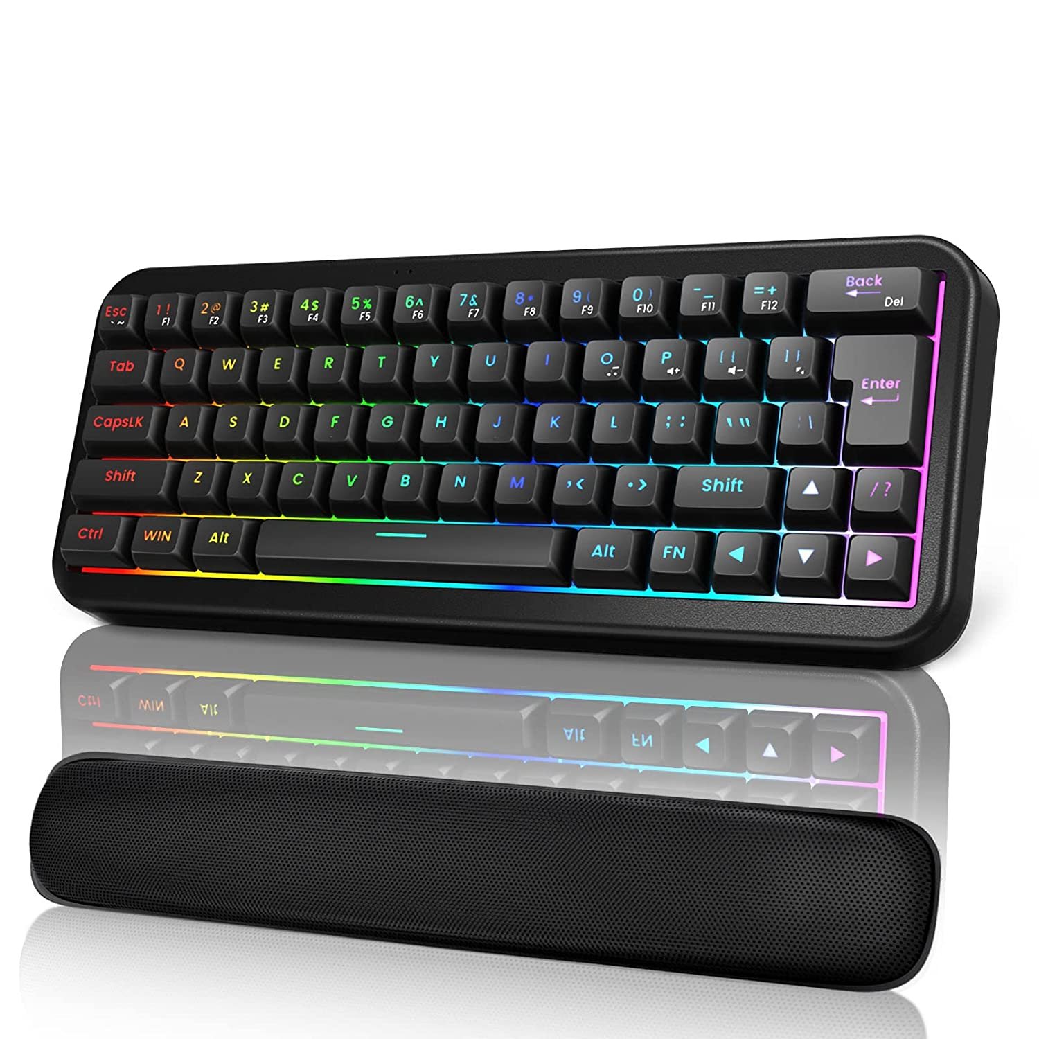 60 Percent Keyboard, Wireless Gaming Keyboard, Gaming Keyboard 60
