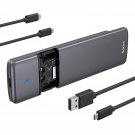 M.2 Nvme Ngff Ssd Enclosure Adapter Tool-Free, Rtl9210B Chips, Usb C 3.1 Gen 2 10Gbps Nvm
