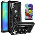 Motorola One 5G Ace Phone Case, [Not Fit Motorola One 5G/Uw] With [Tempered Glass Protect