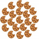 20Pcs Cookie Embroidered Patch For Clothing, Cute Cookie Iron On Stickers Suitable For Cl