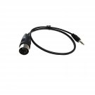 5-Pin Din-Male Cable, 5 Pin Din Midi Plug To 3.5Mm(1/8In) Trs Stereo Male Jack Stereo Aud
