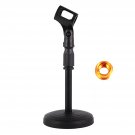 Desktop Microphone Stand,Heavy Duty Table Desk Microphone Stand With Non-Slip Metal Base,