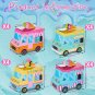 16 Pieces Ice Cream Party Favor Boxes Ice Cream Truck Shape Treat Boxes Summer Goodie Can
