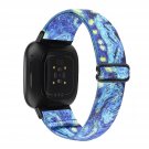 Adjustable Elastic Watch Bands Compatible With Fitbit Sense/Fitbit Versa 3 For Women Fabr