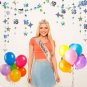 Sweet 16 Sixteen Birthday Party Decorations For Girls, Iridescent Number 16 Circle Dot Tw